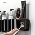 thumbnail image 5 of OAVQHLG3B Toothbrush Holders For Bathrooms, Toothbrush Holder Wall Mounted With Toothpaste Dispenser，With Toothbrush Cup,Tray Bathroom Toothbrush Toothpaste Dispenser, 5 of 6