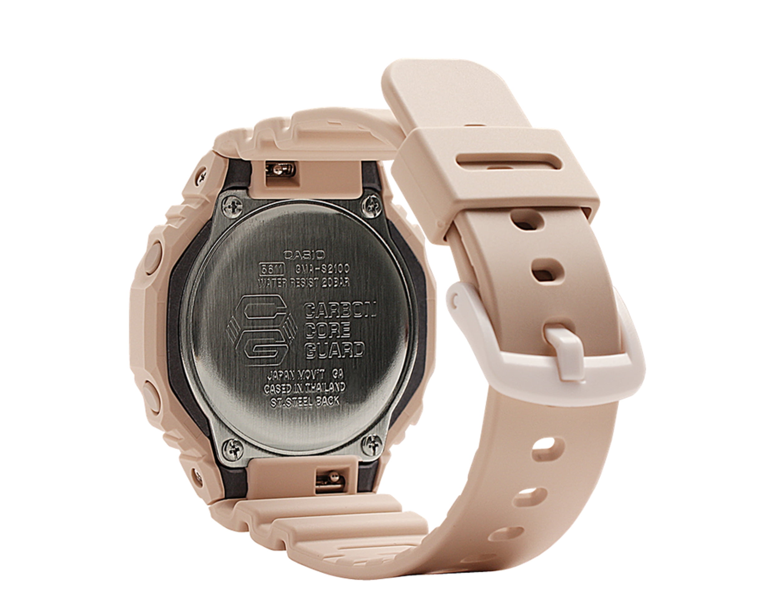 Casio Women's G-Shock GMAS-2100 Series Pink Dial Watch