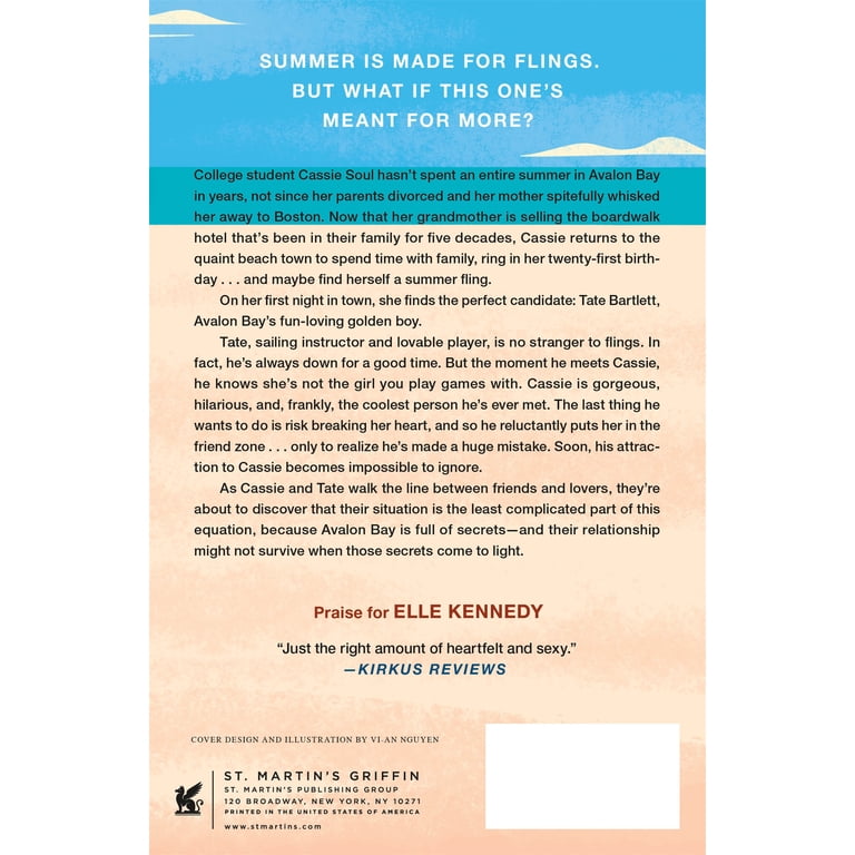 Elle Kennedy, Paperback Book, The Summer Girl Avalon Bay Novel