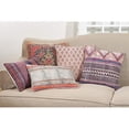 thumbnail image 3 of Fennco Styles Bohemian Square Cotton Down Filled Decorative Throw Pillow, 3 of 3