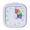 Purple, variant on 60 Minutes Visual Timer Square Quiet Countdown Alarm Clock Discipline Visualization Kitchen Timer Indoor