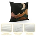 thumbnail image 4 of COMIO  Boho Modern Art Sun Moon Decorative Throw Pillow Covers, Minimalist Mountain Landscape Pillow Cases Cushion for Bedroom Living Room, Boho Nature Gifts for Girls Women, 4 of 5