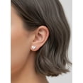 thumbnail image 3 of Silvora Initial Heart Stud Earrings for Women Sterling Silver Hypoallergenic Letter T Earrings Charm Mother Daughter Christmas Birthday Jewelry Gift, 3 of 8