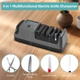 thumbnail image 3 of Afilador de cuchillos eléctrico 4 en 1 con 3 velocidades de rotación ajustables, 3 of 8