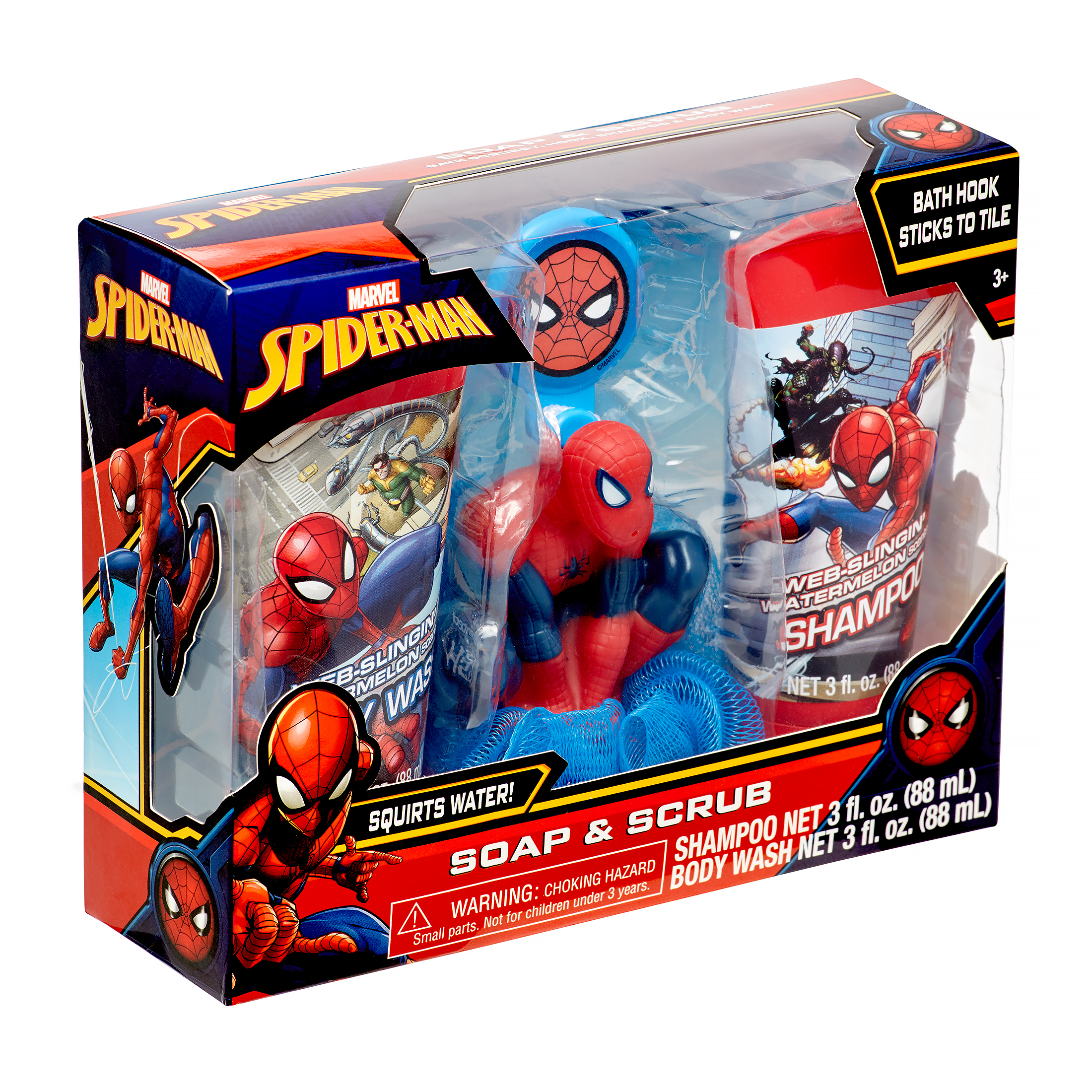 Marvel Spider-Man 4-Piece Soap and Scrub Body Wash and Shampoo Set - image 3 of 5