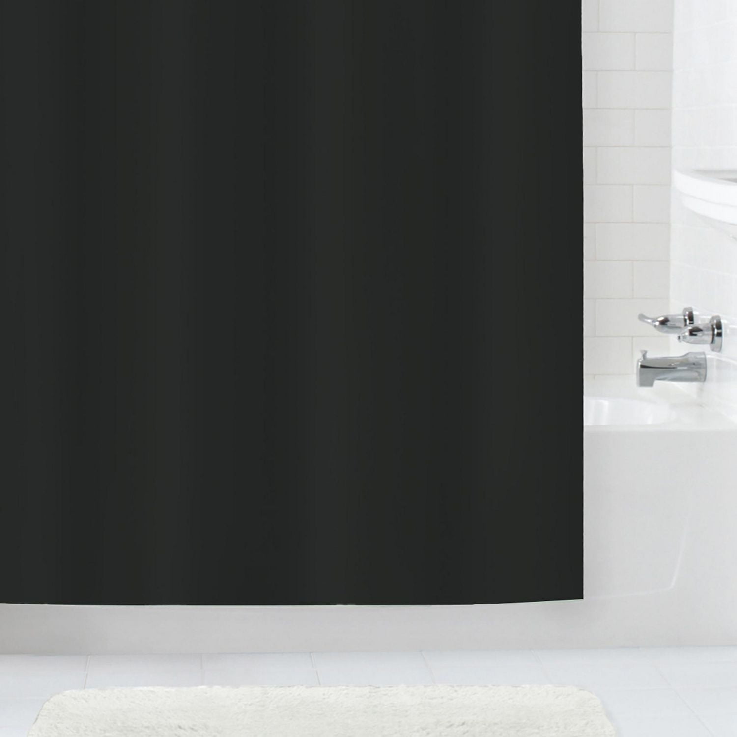 Hometrends 100% Waterproof Fabric Shower Curtain or Liner, 70" x 72"