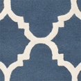 thumbnail image 2 of Safavieh Cambridge Collection CAM140G Handmade Moroccan Geometric Navy and Ivory Premium Wool Runner (2'6" x 8'), 2 of 3