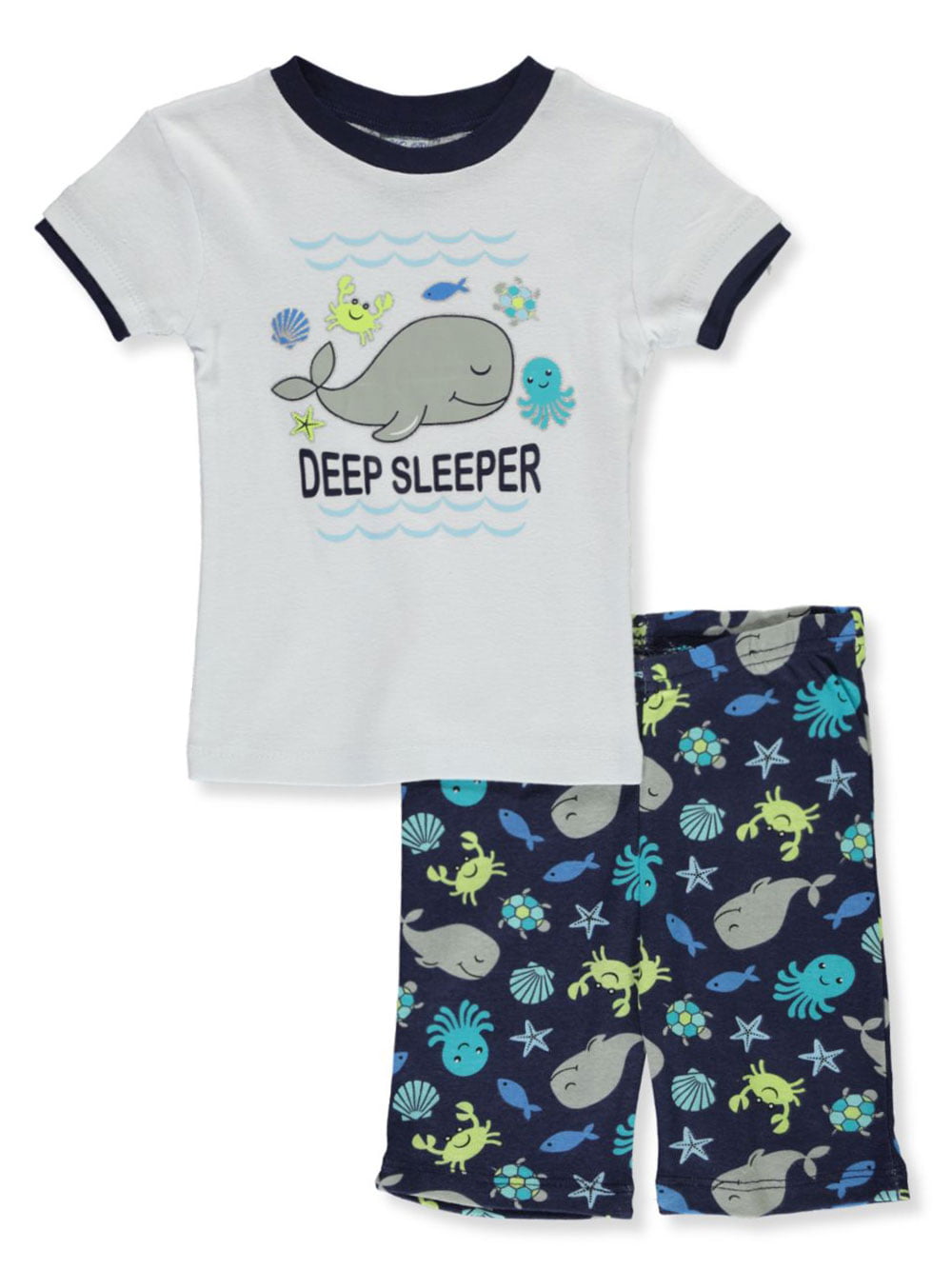 Mon Petit Baby Boys' Good Catch 2-Piece Pajamas 