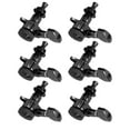 thumbnail image 2 of String Tuning Key, String Sealed Practical Black Guitar Locking Tuners For Electric Or Acoustic Guitars 6Pcs Left Tuners, 2 of 8