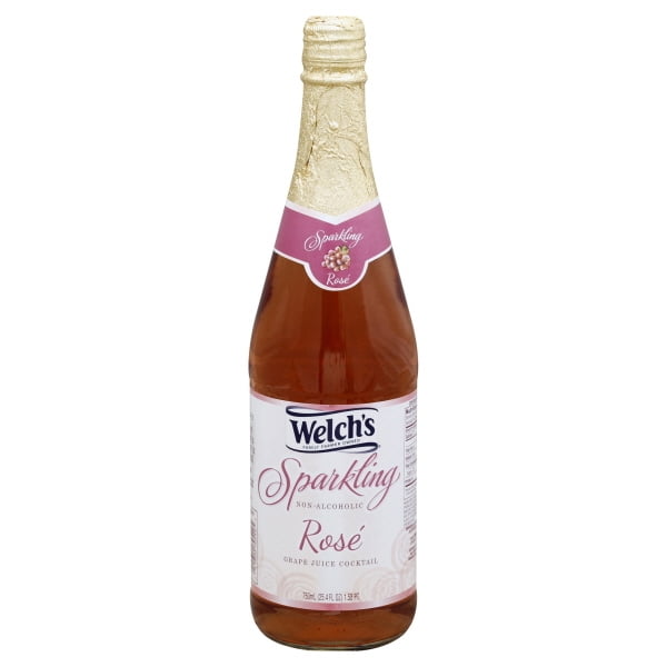 Welch's NonAlcoholic Sparkling Rosé Grape Juice Cocktail, 25.4 fl oz