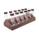 thumbnail image 1 of Frasco de vidrio dosificador de granos de café Frascos de granos de café Tubo de almacenamiento de dosis única Café 12 ranuras, 1 of 9