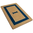 thumbnail image 3 of Heavy Duty Coir Door Mat Single Picture Frame, Monogram I - Blue 22" x 36", 3 of 4
