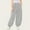Gray2, variant on dazeni Teen Girl's Wide Leg Baggy Sweatpants Sports Elastic Waist Long Track Pants Trousers with Pockets Beige