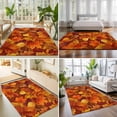 thumbnail image 4 of Area Rugs 3'x5', Fall Carpet Runner Indoor Outdoor Rugs Home Decor Aesthetic, Autumn Modern Country Abstract Maple Leaf Textured Non Slip Mats Washable Accent Rug for Living Room Bedroom, 4 of 8