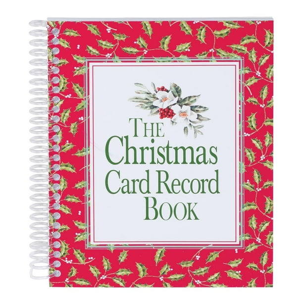 5 Year Christmas Card Book 