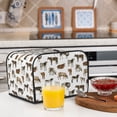 thumbnail image 6 of Lsque Cow Print 4 Slice Toaster Cover , Kitchen Appliance Dustproof Protector , Toaster Protector Dustproof Kitchen Appliance Cover, 6 of 7