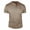 Khaki, variant on lcziwo Men Color Block Shirts Basic Holiday Tee Cotton Soft Regular Fit Hiking Button Down Pullover Going Out Outfit Khaki M