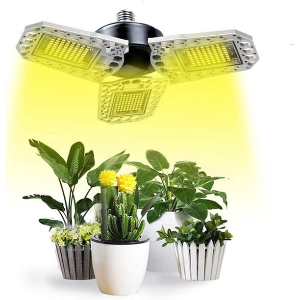 Lámpara LED de cultivo, E27, 1000 W, 3000 K, luces de espectro completo para plantas, tienda de cultivo, semillas, flores, hierbas, invernadero.