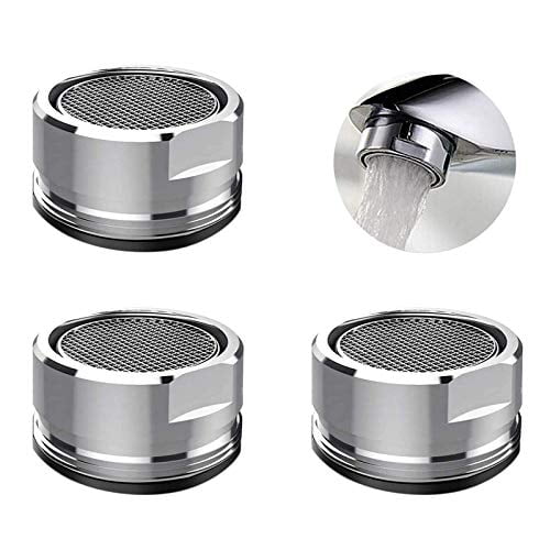 3 Pack Kitchen Faucet Aerator Faucet Aerators Replacement Parts With Brass Shell 15 16 Inch 24mm Male Thread Aerator Faucet Filter With Gasket For Kitchen Bathroom Male 24mm 3pcs Walmart Com Walmart Com