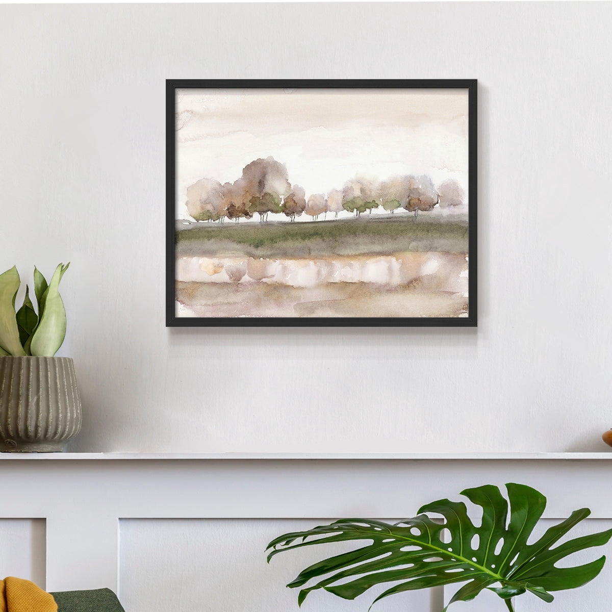 Soft Welcome Spring by Nan - Restickable Framed Giclée Print