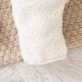 thumbnail image 6 of Jalioing Newborn Baby Fuzzy Snowsuit Cute Solid Color Long Sleeve Zipper Rompers Winter Thermal Fleece Jumpsuit, 6 of 9