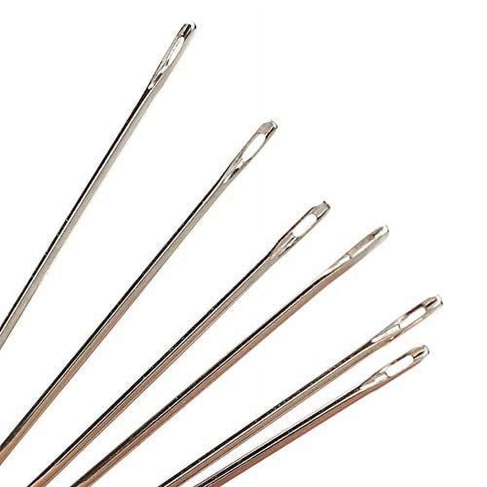 John James Glovers Needles, Size #1, 48.5mm in Length and 1.02mm in Diameter, Pack of 25, Triangular Point, Ideal to Pass Through Tougher Materials Such as Leather, Suede, Vinyl and Soft Plastics