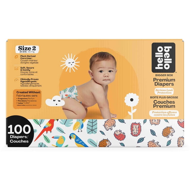 Hello Bello™ Diapers - Club Pack - Size N (0-10 lbs) - 96 ct.