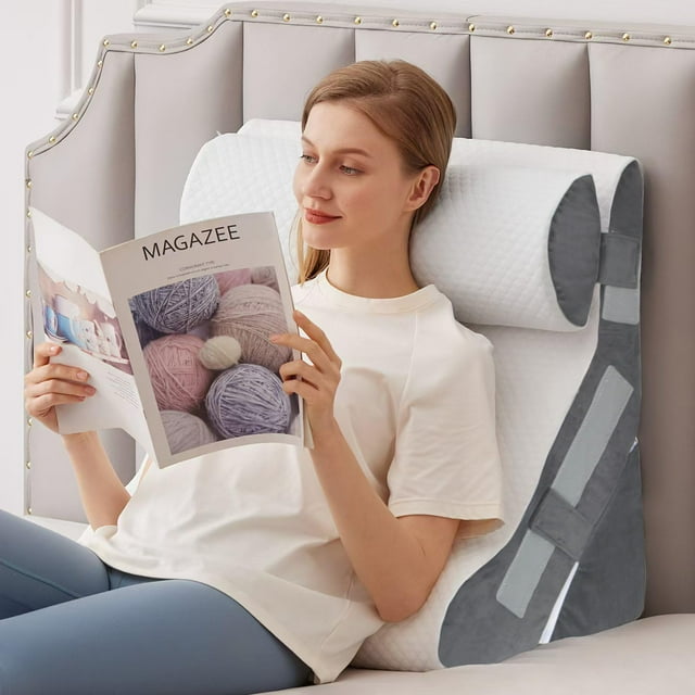 Almohada en forma de cuña MEGCXIT, 3 unidades, para la apnea del sueño y el alivio del reflujo ácido