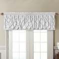 thumbnail image 5 of VCNY Home Carmen White Solid Color Rod Pocket Light-Filtering Curtain Valance, 60" x 20", 5 of 5