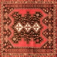 thumbnail image 1 of Ahgly Company Indoor Square Persian Orange Traditional Area Rugs, 4' Square, 1 of 1