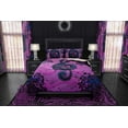 thumbnail image 3 of Whimsigoth Dragon Bed Cover, Duvet or Comforter, Pastel Goth Music Bedding Set,, 3 of 7