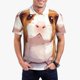 thumbnail image 1 of Balery Cartoon Guinea Pig Camisa Polo de Hombre con Estampado, de Manga Corta y Tejido Medio, Camisa Tipo Golf Polo-4X-Large, 1 of 6