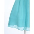 thumbnail image 7 of LiiYii Kids Girls Wedding Pageant Bowknot Petals Rose Flower Girl Dress Junior Bridesmaid Party Prom Blue 12, 7 of 7