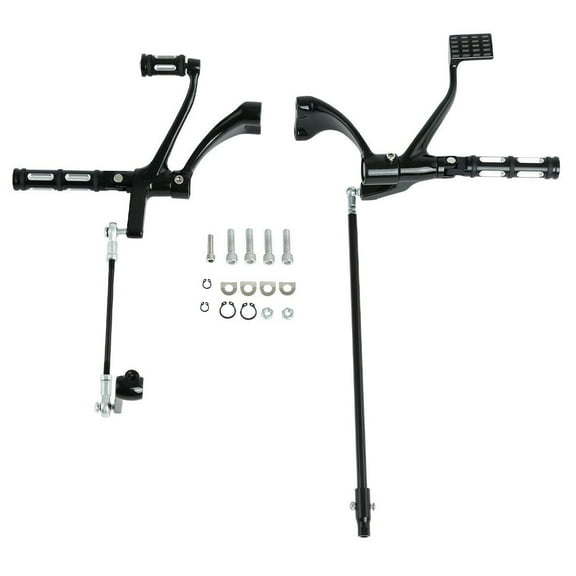 Geelife Forward Controls Footpegs Linkage Fit For Harley-Davidson Harley
