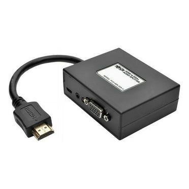 Tripp Lite 2-Port HDMI to VGA   Audio Adapter / Splitter, 1920 x 1440, 1080p (P131-06N-2VA-U)
