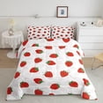 thumbnail image 1 of Juego de Cama Sweet Strawberry Juego de Cama con Dibujos de Fresas Simpáticas, 1 of 7