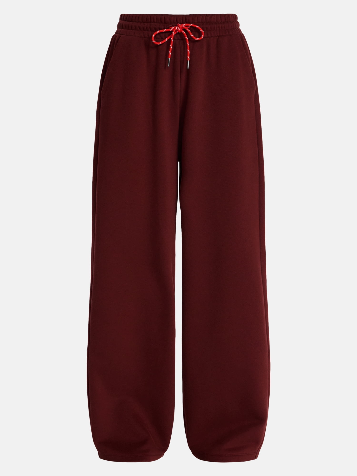 Athletic Works Women's Wide Leg Fleece Pants, 30'' Inseam, Sizes XS-XXXL