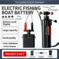 thumbnail image 2 of 10Ah Sea Fishing Electric Reel Battery Rechargeable Fishing Reel Lithium Battery Power Display for Daiwa Shimano, 2 of 7