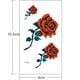 thumbnail image 2 of Pegatinas de tatuaje, tatuaje temporal para hombres, mujeres, adultos, flores, tatuajes corporales, tatuajes temporales, pegatinas extraíbles., 2 of 2