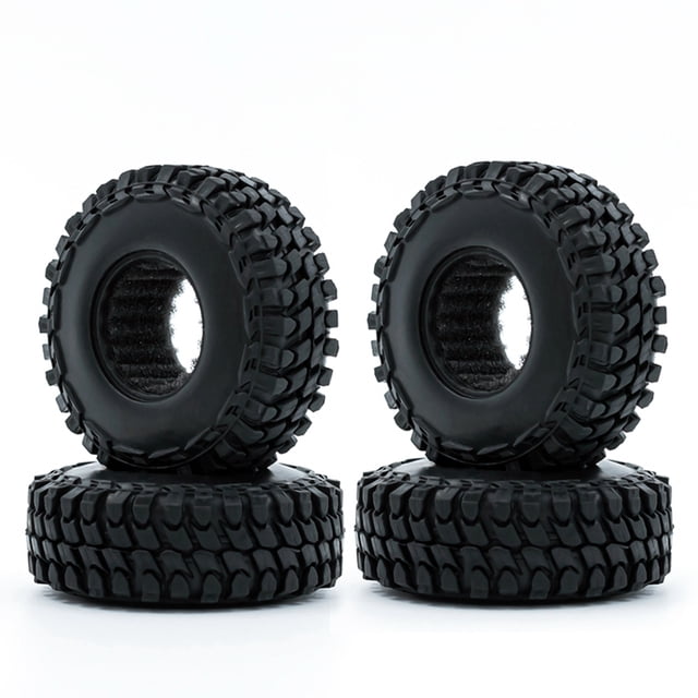 Neumáticos de goma para coches RC Crawler, neumáticos para coches RC, 4 piezas de repuesto para