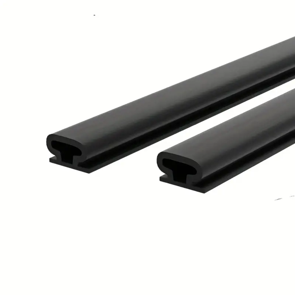 1pc Weather Stripping Door Seal, Window And Door Door Seal Strip, Soundproofing Self-Adhesive Backing D-Shape Door Weather Strip