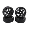thumbnail image 3 of RC Rally Tires, 4PCS 17mm Rugged Plastic 1/8 RC Car Wheel Tyres, Suitable for Various Driving Conditions, 3 of 7