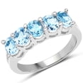 thumbnail image 1 of 1.80 Carat Genuine Blue Topaz .925 Sterling Silver Ring QJ Model, 1 of 3