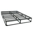 thumbnail image 1 of ViscoLogic 8 Inch Low Profile Metal Frame Mattress Base Foundation, Easy Assembly and Strong Support, Queen, 1 of 5