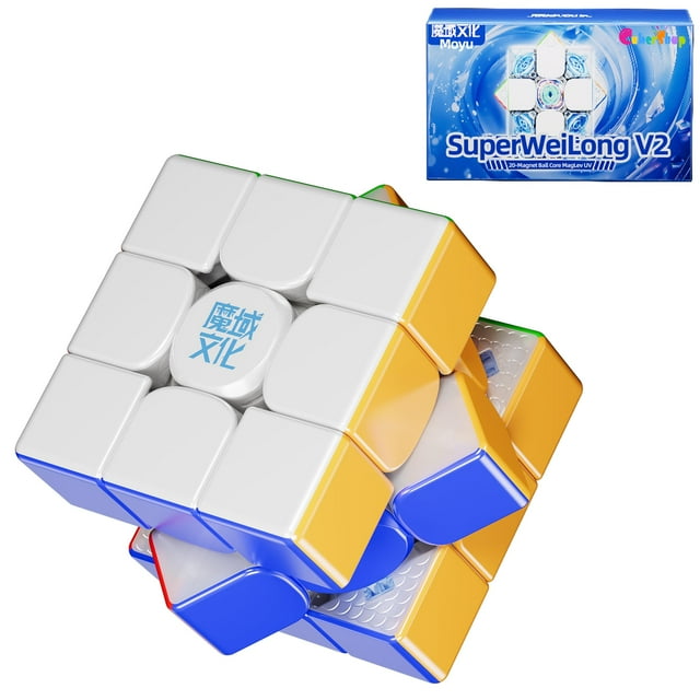 Speed Cube CuberShop Moyu Super WeiLong V2 3x3 sin pegatinas