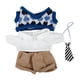 thumbnail image 3 of Conjunto de ropa de muñecos de peluche DIY para muñecas de juguete para niños, ropa de regalo de cumpleaños, disfraces de regalo adorables para niñas, Tejido de punto, 3 of 8