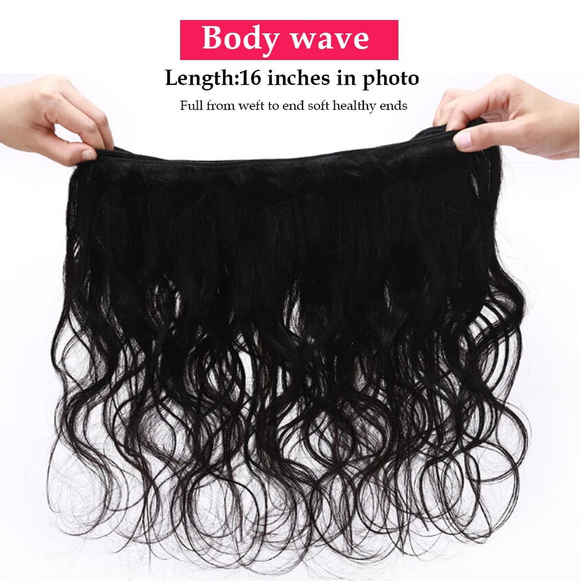 HAIRRO Hair One Bundle 100% Unprocessed Brazilian Virgin Human Hair Bundles Body Wave Bundles Wet Human Hair Natural Color Hair Extensions