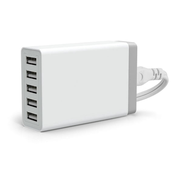 Seitruly multipuerto Regleta resistente al desgaste Operación simple profesional Torre distintiva para teléfono Enchufe negro AU Teléfono y Comunicación blanco EU-Stecker