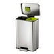 thumbnail image 1 of EKO Bote de basura cocina para reciclar 25+20L Madison doble compartimento bote de basura grande bote de basura doble resistente a huellas bote basura cocina, 1 of 5