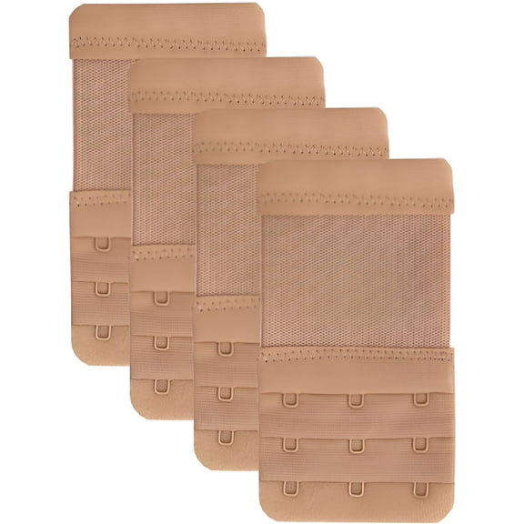 TELOLY Bra Extender 3 Hook, Stretchy Soft and Comfortable Bra Strap Extender